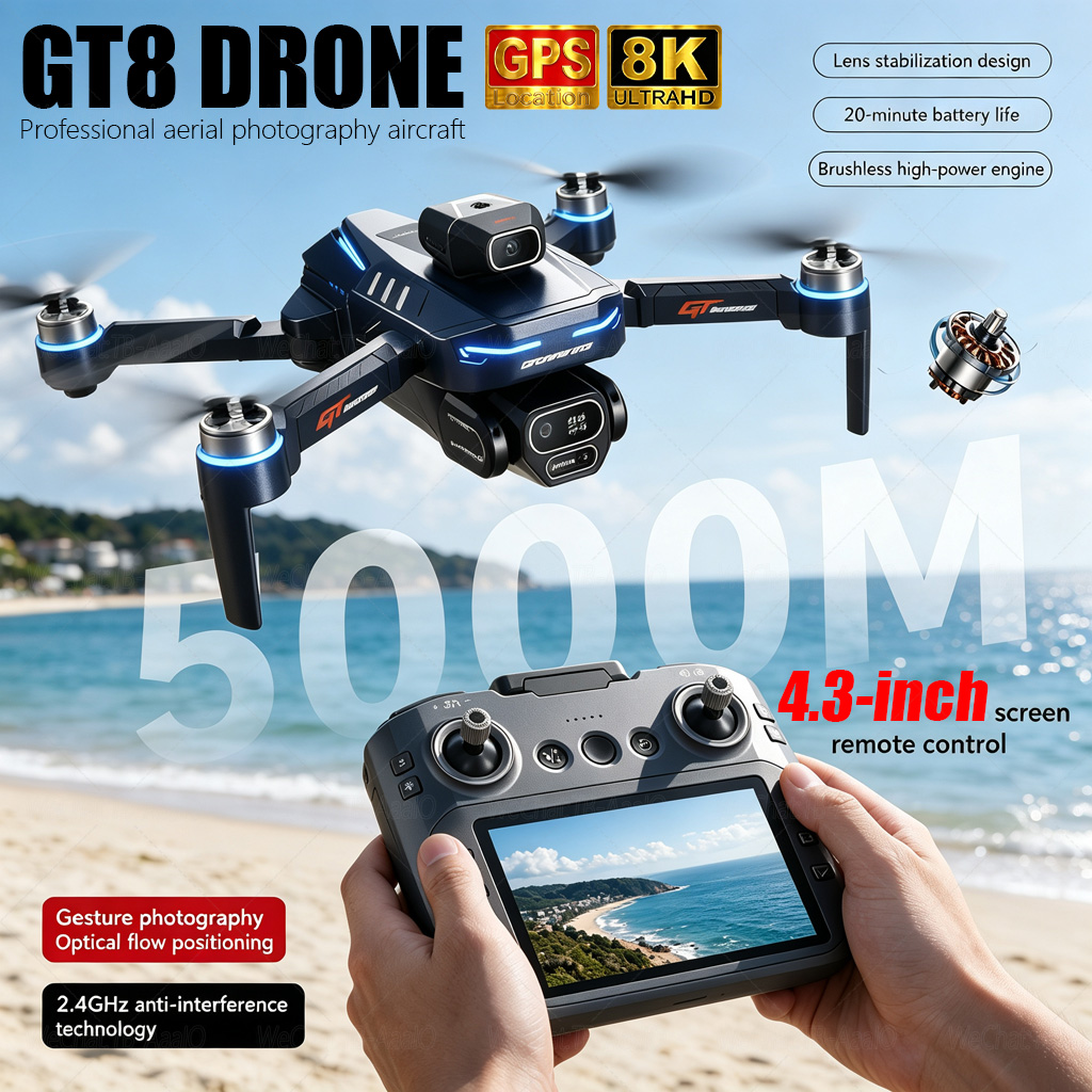 Drone Photogrammetry - NUOVO Drone RC GT8 HD 4K